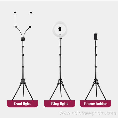 Protable 1.6M Foldable Reversed Ring Light Stand